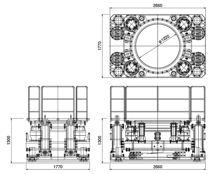 SCD-1200 寸法図